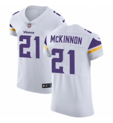 Men's Nike Minnesota Vikings #21 Jerick McKinnon White Vapor Untouchable Elite Player NFL Jersey