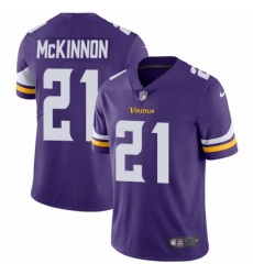 Youth Nike Minnesota Vikings #21 Jerick McKinnon Purple Team Color Vapor Untouchable Limited Player NFL Jersey