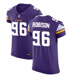 Men's Nike Minnesota Vikings #96 Brian Robison Purple Team Color Vapor Untouchable Elite Player NFL Jersey