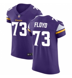 Men's Nike Minnesota Vikings #73 Sharrif Floyd Purple Team Color Vapor Untouchable Elite Player NFL Jersey