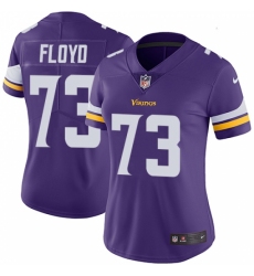 Women's Nike Minnesota Vikings #73 Sharrif Floyd Purple Team Color Vapor Untouchable Limited Player NFL Jersey