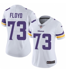 Women's Nike Minnesota Vikings #73 Sharrif Floyd White Vapor Untouchable Limited Player NFL Jersey