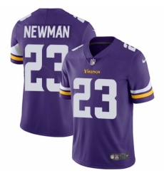 Men's Nike Minnesota Vikings #23 Terence Newman Purple Team Color Vapor Untouchable Limited Player NFL Jersey