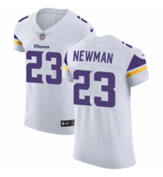 Men's Nike Minnesota Vikings #23 Terence Newman White Vapor Untouchable Elite Player NFL Jersey