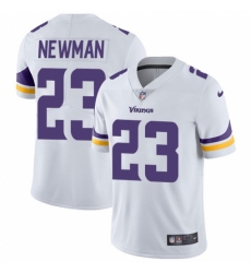 Men's Nike Minnesota Vikings #23 Terence Newman White Vapor Untouchable Limited Player NFL Jersey