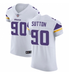 Men's Nike Minnesota Vikings #90 Will Sutton White Vapor Untouchable Elite Player NFL Jersey