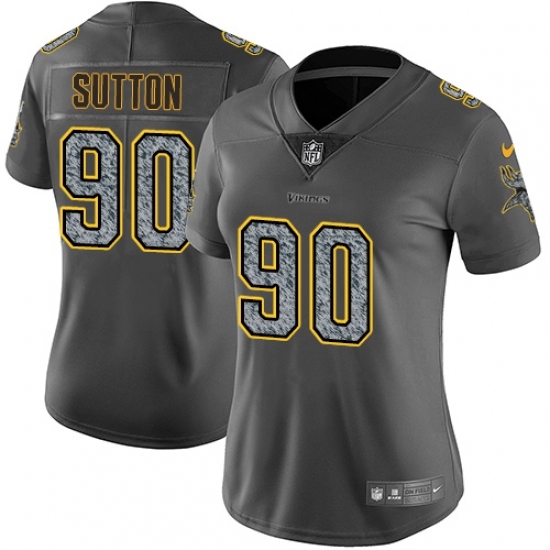 Women's Nike Minnesota Vikings #90 Will Sutton Gray Static Vapor Untouchable Limited NFL Jersey Women's Nike Minnesota Vikings #90 Will Sutton Gray Static Vapor Untouchable Limited NFL Jersey