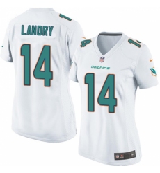 Women's Nike Miami Dolphins #14 Jarvis Landry Game White NFL Jersey