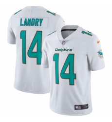 Youth Nike Miami Dolphins #14 Jarvis Landry Elite White NFL Jersey