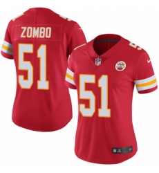 Women's Nike Kansas City Chiefs #51 Frank Zombo Red Team Color Vapor Untouchable Limited Player NFL Jersey