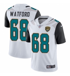 Youth Nike Jacksonville Jaguars #68 Earl Watford White Vapor Untouchable Limited Player NFL Jersey