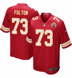 Men's Nike Kansas City Chiefs #73 Zach Fulton Game Red Team Color NFL Jersey