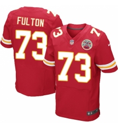 Men's Nike Kansas City Chiefs #73 Zach Fulton Red Team Color Vapor Untouchable Elite Player NFL Jersey