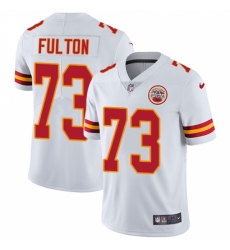 Men's Nike Kansas City Chiefs #73 Zach Fulton White Vapor Untouchable Limited Player NFL Jersey