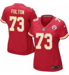 Women's Nike Kansas City Chiefs #73 Zach Fulton Game Red Team Color NFL Jersey