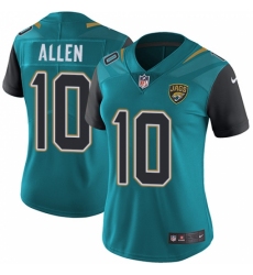 Women's Nike Jacksonville Jaguars #10 Brandon Allen Elite Teal Green Team Color NFL Jersey
