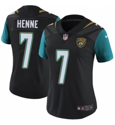 Women's Nike Jacksonville Jaguars #7 Chad Henne Black Alternate Vapor Untouchable Limited Player NFL Jersey