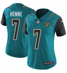 Women's Nike Jacksonville Jaguars #7 Chad Henne Elite Teal Green Team Color NFL Jersey