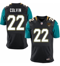 Men's Nike Jacksonville Jaguars #22 Aaron Colvin Black Alternate Vapor Untouchable Elite Player NFL Jersey