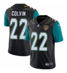 Men's Nike Jacksonville Jaguars #22 Aaron Colvin Black Alternate Vapor Untouchable Limited Player NFL Jersey