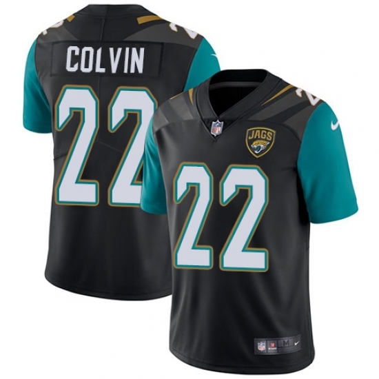 Men's Nike Jacksonville Jaguars #22 Aaron Colvin Black Alternate Vapor Untouchable Limited Player NFL Jersey Men's Nike Jacksonville Jaguars #22 Aaron Colvin Black Alternate Vapor Untouchable Limited Player NFL Jersey