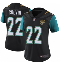 Women's Nike Jacksonville Jaguars #22 Aaron Colvin Elite Black Alternate NFL Jersey
