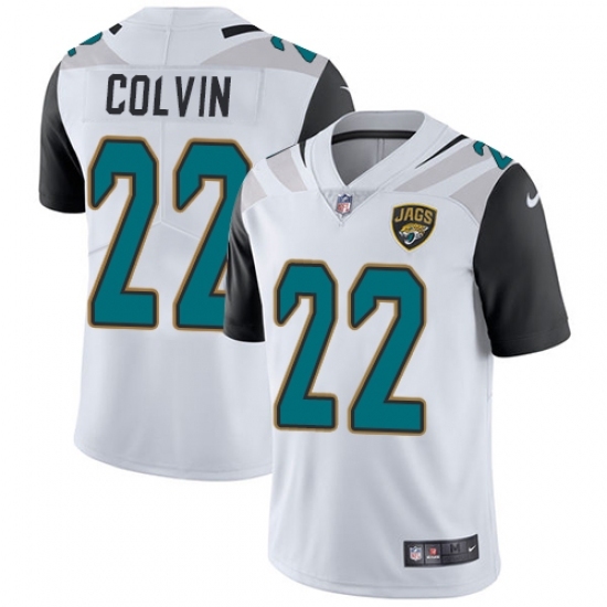 Youth Nike Jacksonville Jaguars #22 Aaron Colvin White Vapor Untouchable Limited Player NFL Jersey Youth Nike Jacksonville Jaguars #22 Aaron Colvin White Vapor Untouchable Limited Player NFL Jersey