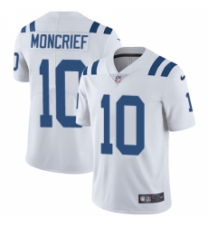 Men's Nike Indianapolis Colts #10 Donte Moncrief White Vapor Untouchable Limited Player NFL Jersey