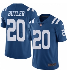 Men's Nike Indianapolis Colts #20 Darius Butler Elite Royal Blue Rush Vapor Untouchable NFL Jersey