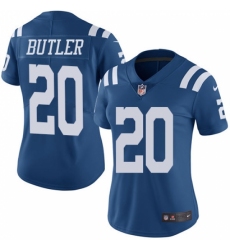 Women's Nike Indianapolis Colts #20 Darius Butler Limited Royal Blue Rush Vapor Untouchable NFL Jersey
