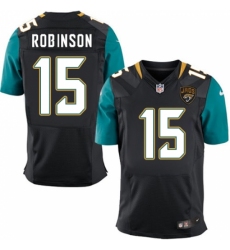 Men's Nike Jacksonville Jaguars #15 Allen Robinson Black Alternate Vapor Untouchable Elite Player NFL Jersey