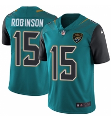 Men's Nike Jacksonville Jaguars #15 Allen Robinson Teal Green Team Color Vapor Untouchable Limited Player NFL Jersey