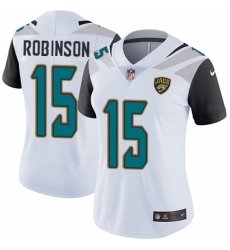 Women's Nike Jacksonville Jaguars #15 Allen Robinson White Vapor Untouchable Limited Player NFL Jersey