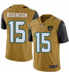 Youth Nike Jacksonville Jaguars #15 Allen Robinson Limited Gold Rush Vapor Untouchable NFL Jersey