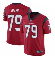 Men's Nike Houston Texans #79 Jeff Allen Limited Red Alternate Vapor Untouchable NFL Jersey