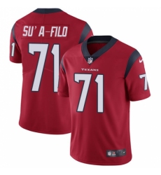 Youth Nike Houston Texans #71 Xavier Su'a-Filo Elite Red Alternate NFL Jersey