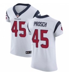 Men's Nike Houston Texans #45 Jay Prosch White Vapor Untouchable Elite Player NFL Jersey