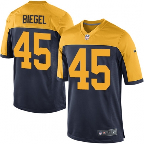 Men's Nike Green Bay Packers #45 Vince Biegel Game Navy Blue Alternate NFL Jersey Men's Nike Green Bay Packers #45 Vince Biegel Game Navy Blue Alternate NFL Jersey