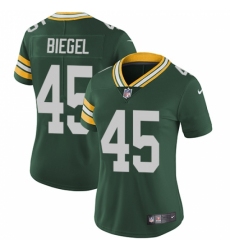 Women's Nike Green Bay Packers #45 Vince Biegel Green Team Color Vapor Untouchable Limited Player NFL Jersey