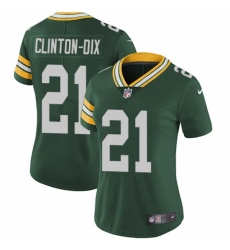 Women's Nike Green Bay Packers #21 Ha Ha Clinton-Dix Green Team Color Vapor Untouchable Limited Player NFL Jersey