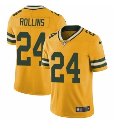 Men's Nike Green Bay Packers #24 Quinten Rollins Limited Gold Rush Vapor Untouchable NFL Jersey