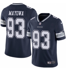 Men's Nike Dallas Cowboys #93 Benson Mayowa Navy Blue Team Color Vapor Untouchable Limited Player NFL Jersey