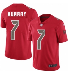 Men's Nike Tampa Bay Buccaneers #7 Patrick Murray Limited Red Rush Vapor Untouchable NFL Jersey
