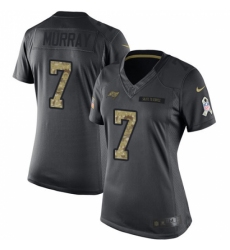 Women's Nike Tampa Bay Buccaneers #7 Patrick Murray Limited Black 2016 Salute to Service NFL Jersey
