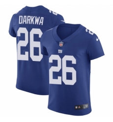 Men's Nike New York Giants #26 Orleans Darkwa Royal Blue Team Color Vapor Untouchable Elite Player NFL Jersey