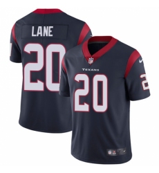 Men's Nike Houston Texans #20 Jeremy Lane Navy Blue Team Color Vapor Untouchable Limited Player NFL Jersey