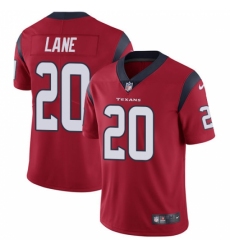 Youth Nike Houston Texans #20 Jeremy Lane Red Alternate Vapor Untouchable Limited Player NFL Jersey