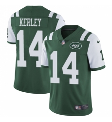 Youth Nike New York Jets #14 Jeremy Kerley Green Team Color Vapor Untouchable Limited Player NFL Jersey