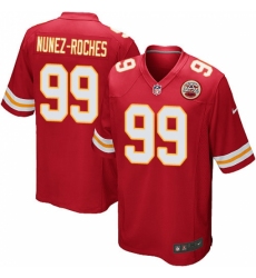 Men's Nike Kansas City Chiefs #99 Rakeem Nunez-Roches Game Red Team Color NFL Jersey
