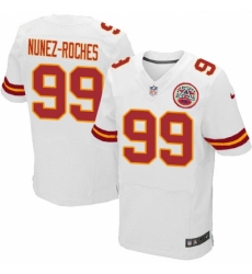Men's Nike Kansas City Chiefs #99 Rakeem Nunez-Roches White Vapor Untouchable Elite Player NFL Jersey